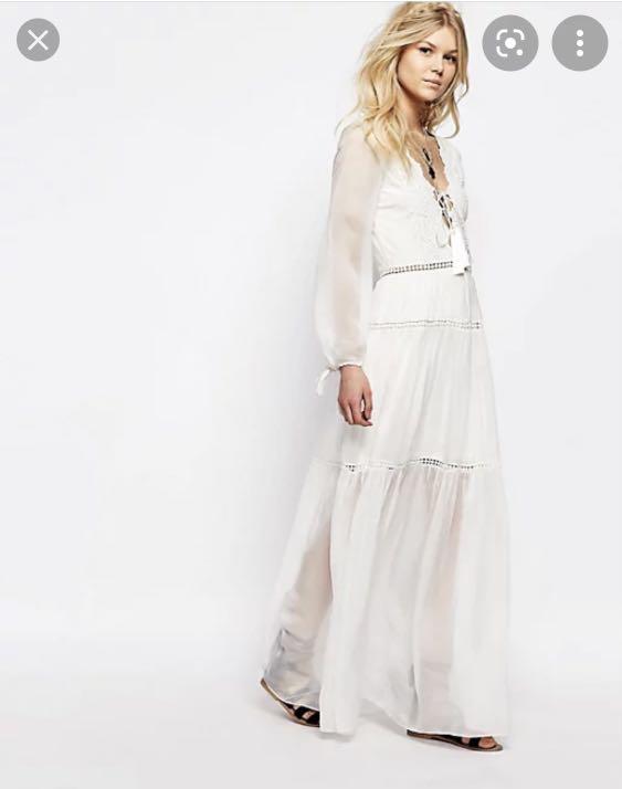 White cove dress top