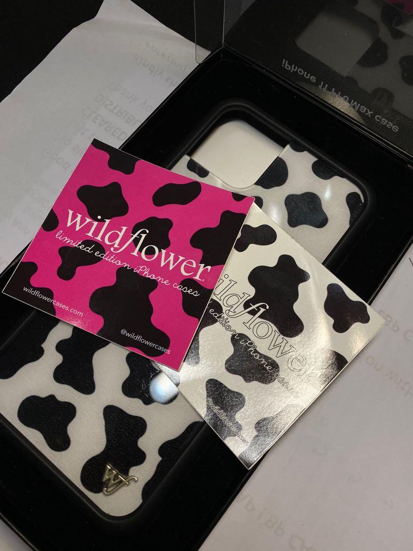 Wildflower Cow print case for Iphone 11 pro max, Mobile Phones