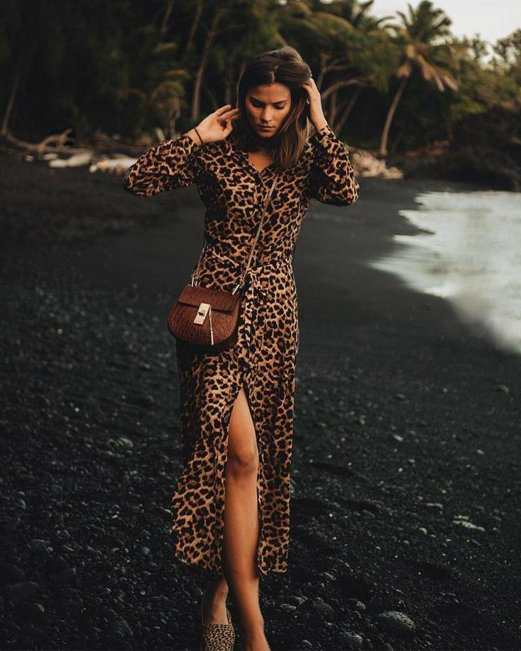tiger print dress zara