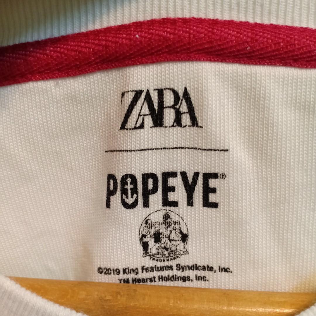 Zara popeye sweatshirt sales