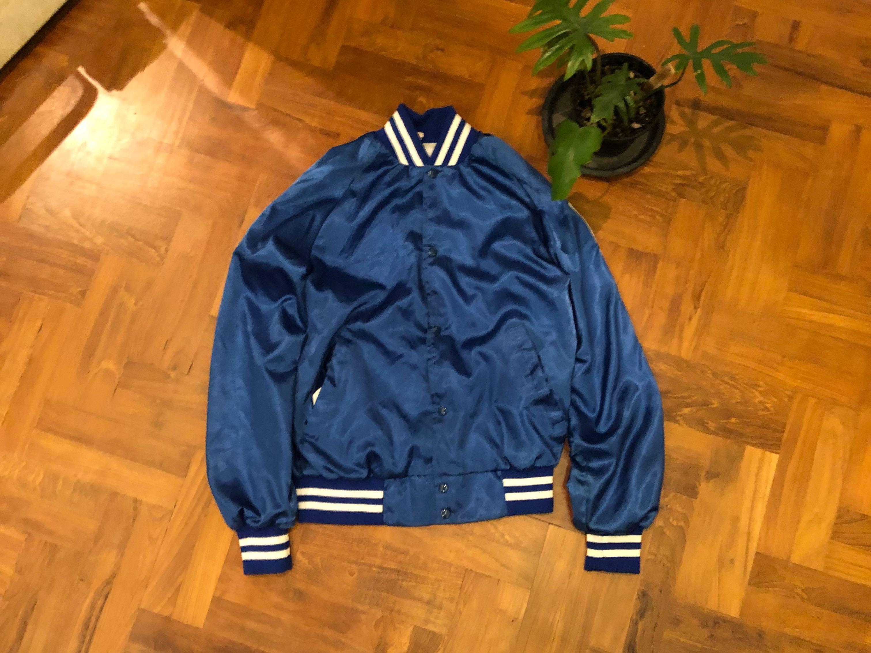 shiny varsity jacket