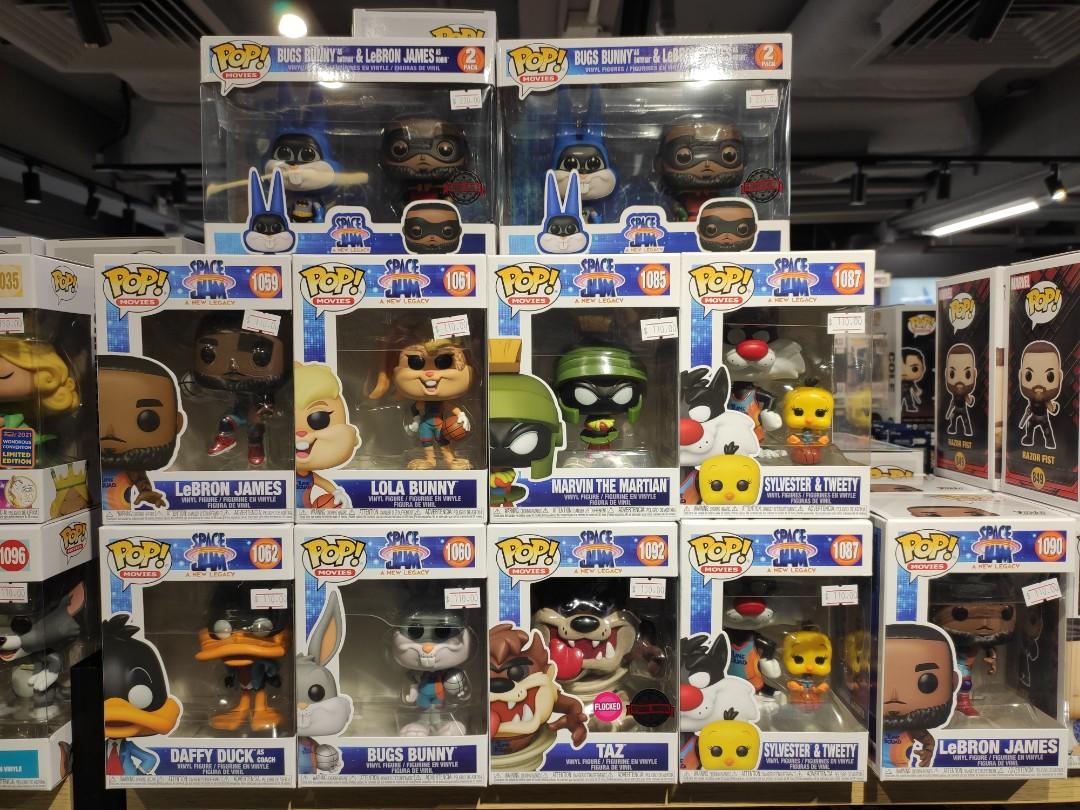 全新現貨旺角實店Funko Pop 新貨SPACE JAM 2 Taz Daffy Duck Robin