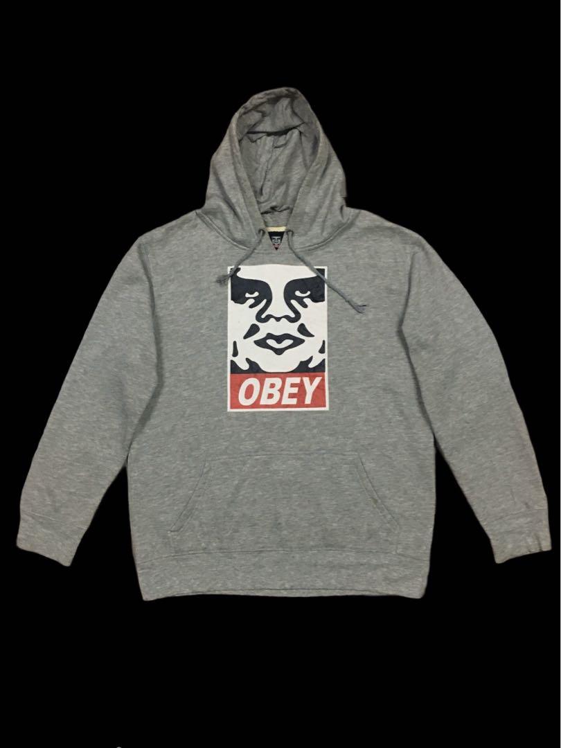 Big Logo OBEY OG Face Hooded Sweatshirt Men s Fashion Tops