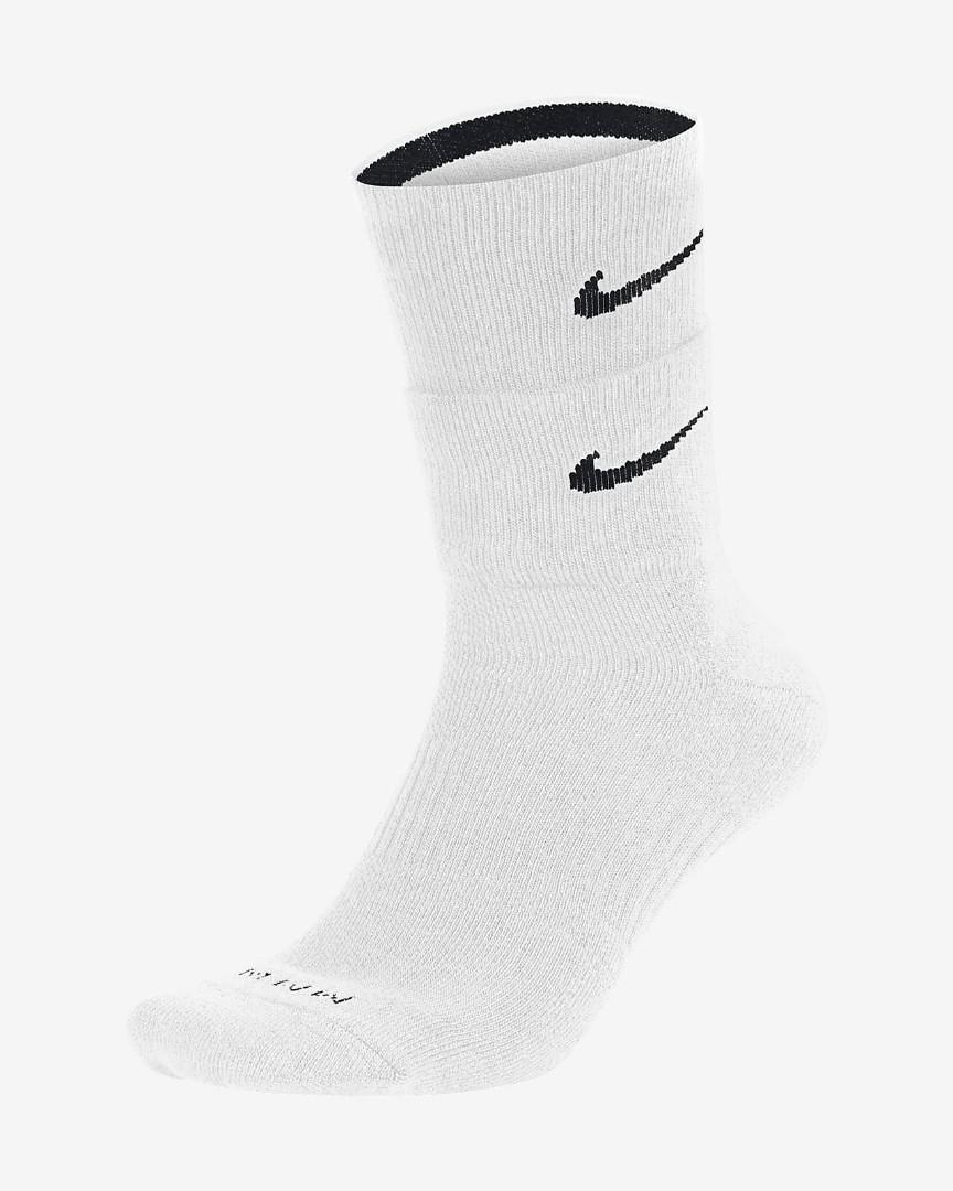 Size M & L ) Nike x MMW Socks White Matthew Williams Alyx Nike Double Swoosh, Men's Fashion, Watches & Socks on Carousell