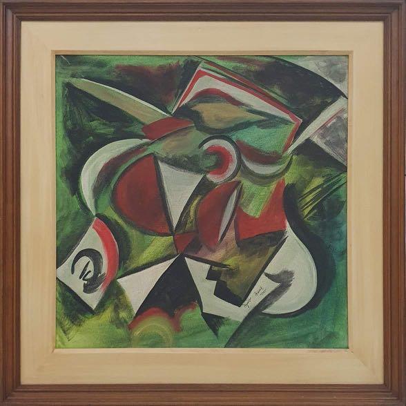 Alcuaz painting (Category: Art & Prints) located in Quezon City. Submitted by alexis_029 (Listing ID 1091706772, Image 1). Description: Alcuaz Size: 24 x 24 Oil on canvas With COA For inquires Text or call.