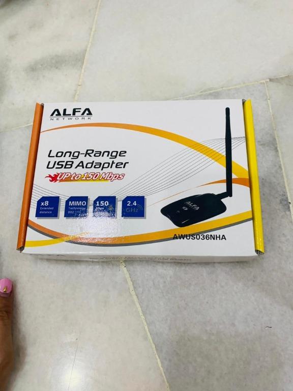 ALFA AWUS036NHA COMBO 802.11n Wireless-N Wi-Fi Adapter  Low Buffer 