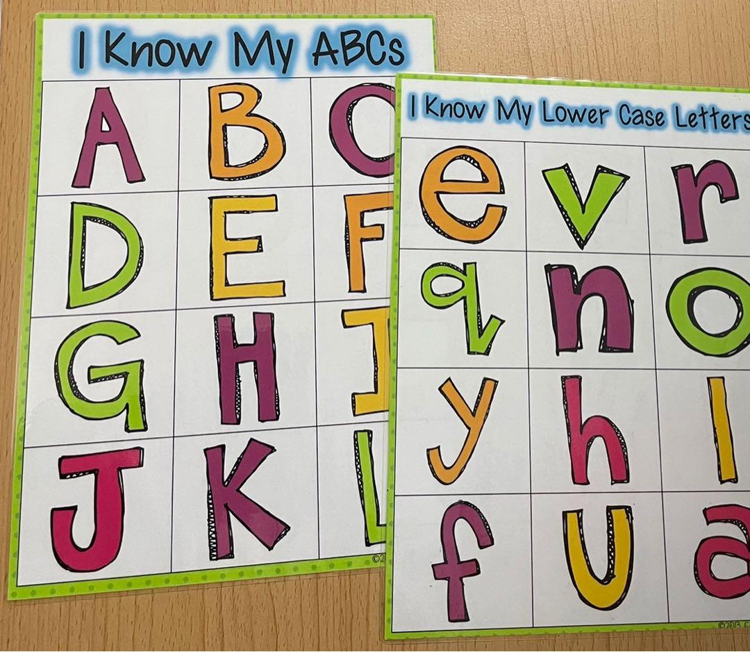 Alphabet Letter template, Rhyme, Counters , Everything Else on Carousell