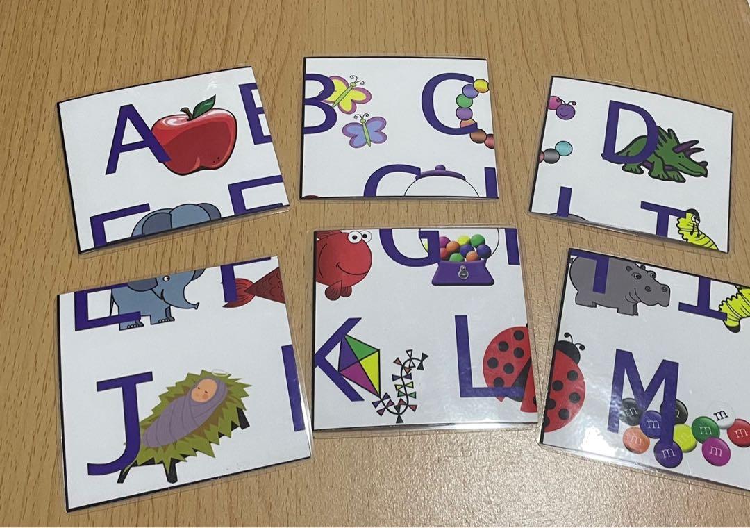 Alphabet Letter template, Rhyme, Counters , Everything Else on Carousell