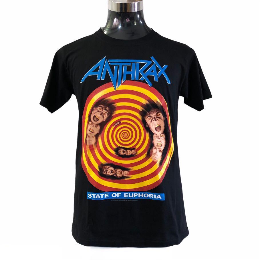 anthrax band, Menu0027s Fashion, Clothes, Tops on Carousell