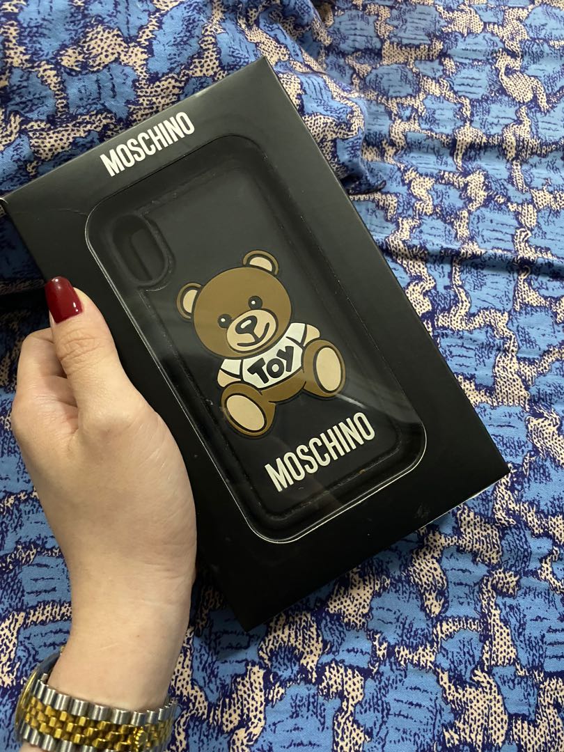 Authentic Moschino Iphone X Xs Case Mobile Phones Gadgets Mobile Gadget Accessories Cases Sleeves On Carousell