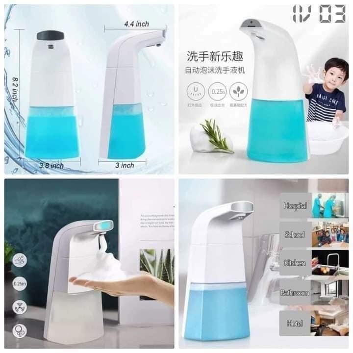 Auto Foaming Soap/Alcohol Dispenser (Category: Dishwasher) located in Quezon City. Submitted by ichealann (Listing ID 1091712488, Image 2). Description: 💨💦Auto Foaming Soap/Alcohol Dispenser💨💦 DETAILS:🔽🔽 ✔️.25S Quick foaming ✔️Ultra-low noise ✔️IPX3 Waterproof ✔️12:1 air soap ration Fine & rich foam ✔️Skin-friendly & Non-stimulating ✔️Convenient refilling 🛑🛑🛑 P 450.