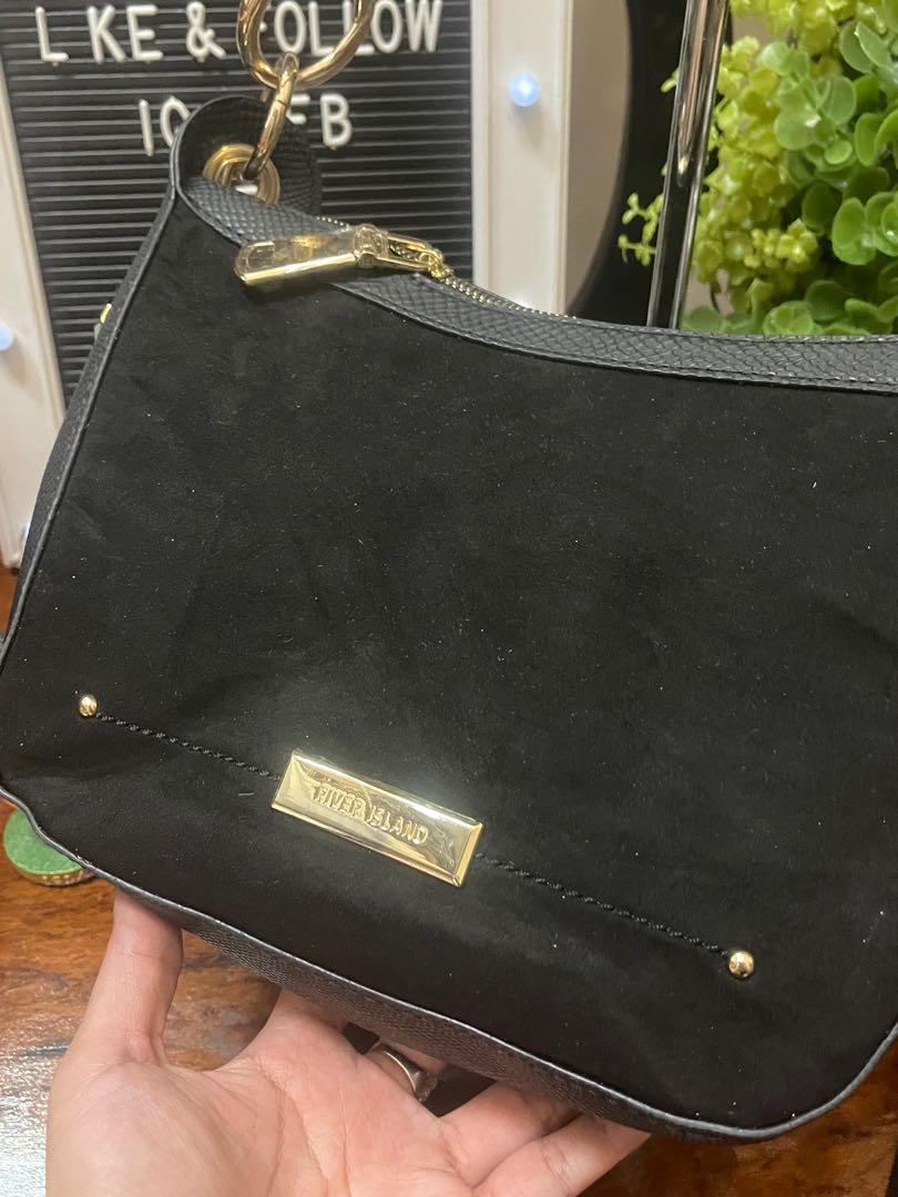 River island black bag sale deals