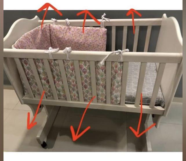 Giving Free Boori Matilda Swinging Cradle crib with wheels Babies Kids Baby Nursery Kids Furniture Cots Cribs on Carousell