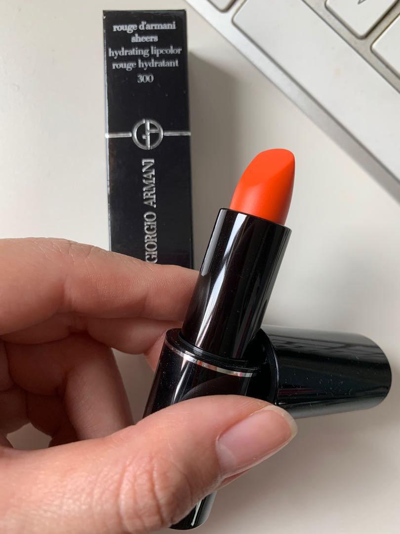 BRAND NEW Giorgio Armani Coral 300 rouge lipstick Beauty