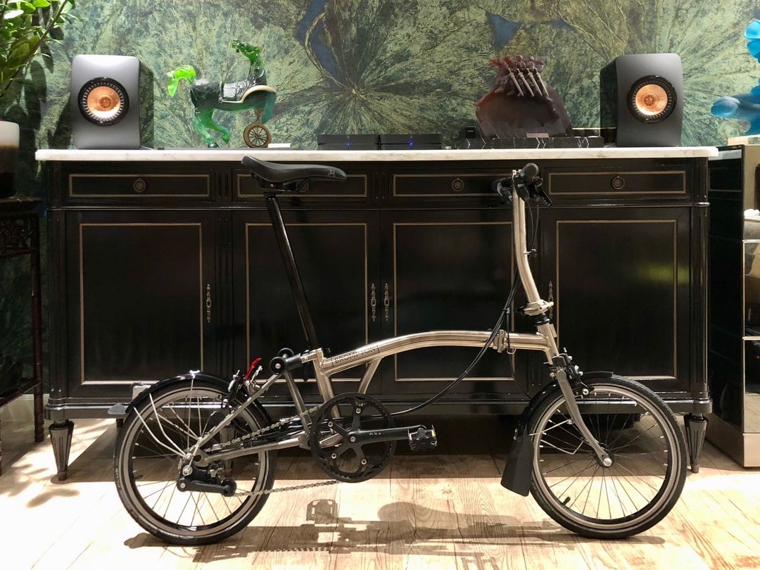 Brompton Nickel Edition S6LX Superlight Sports Equipment