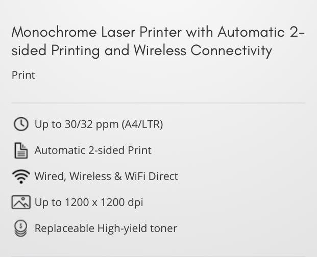 Brother Laser Printer, Computers & Tech, Printers, Scanners & Copiers