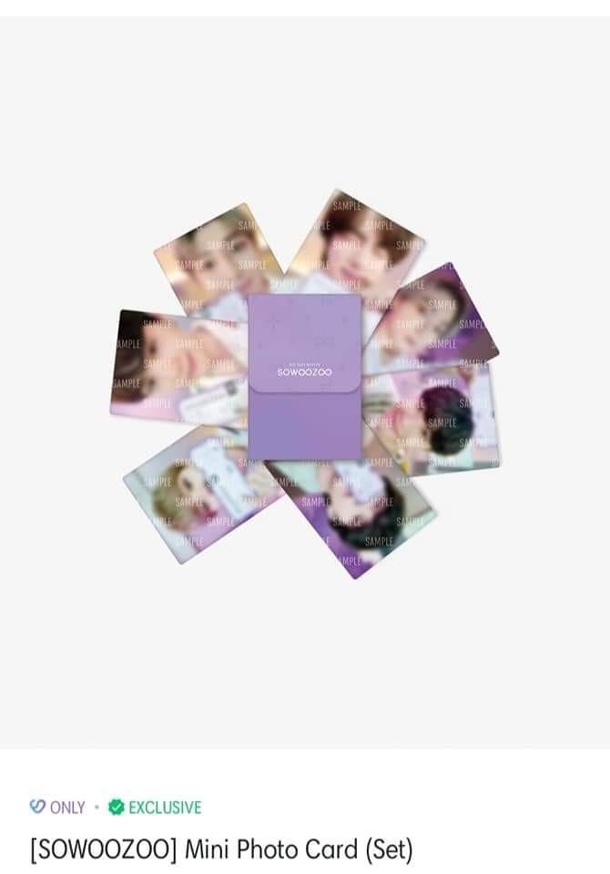 BTS SOWOOZOO MINI PHOTOCARD SET TINGI, Hobbies & Toys ...