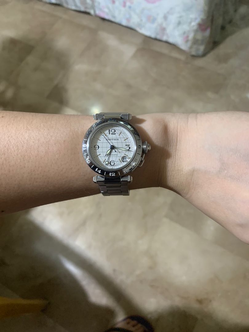 cartier globe watch