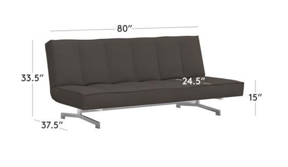 Cb2 flex gravel store sleeper sofa