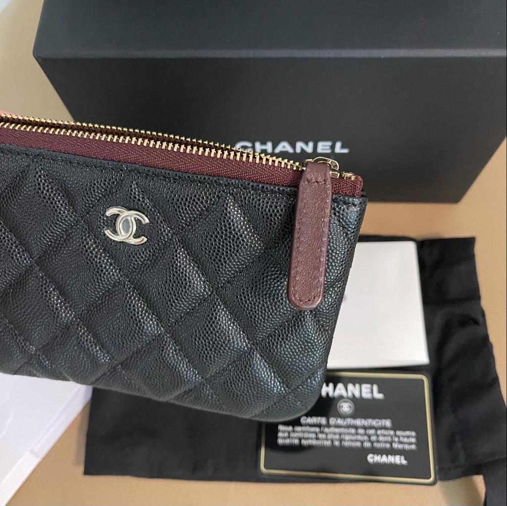 Chanel Mini O Case Black Caviar Leather Gold Hardware, Luxury, Bags &  Wallets on Carousell