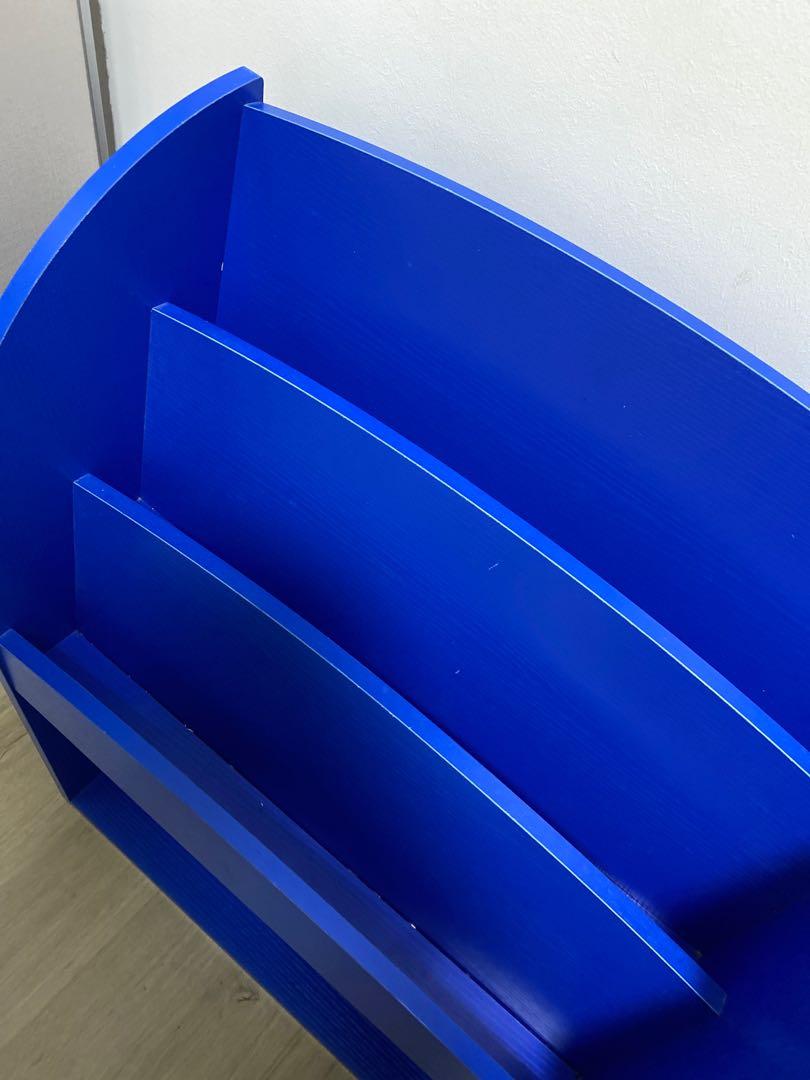 Children Blue book rack/ bookshelf, Furniture & Home Living, Furniture ...