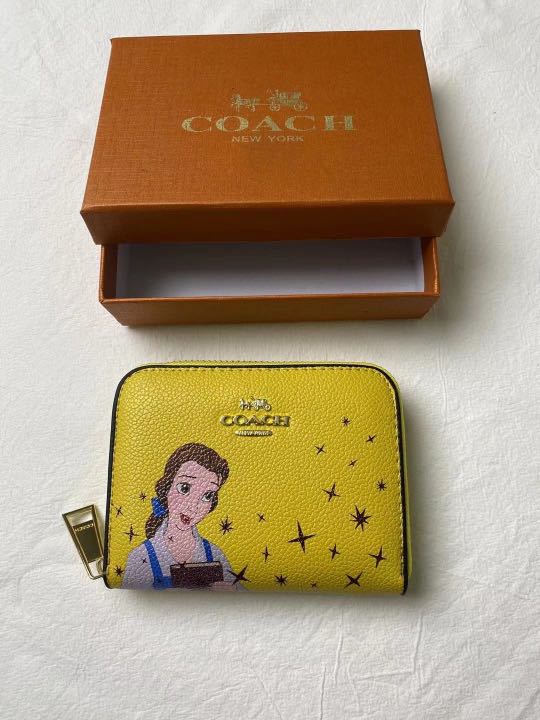 Coach belle beauty and the beast wallet pre-order, Luxury, Bags & Wallets  on Carousell