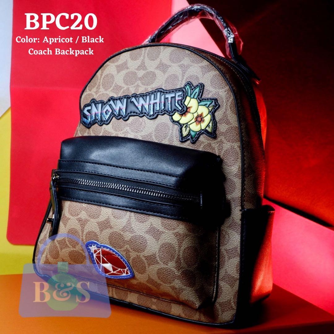 coach snow white backpack