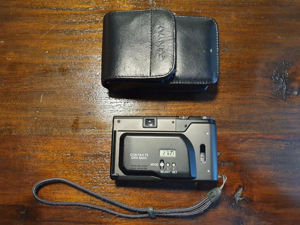 CONTAX T3 DATA BACK、ケース、説明書などまとめて 箱付き CONTAX T3