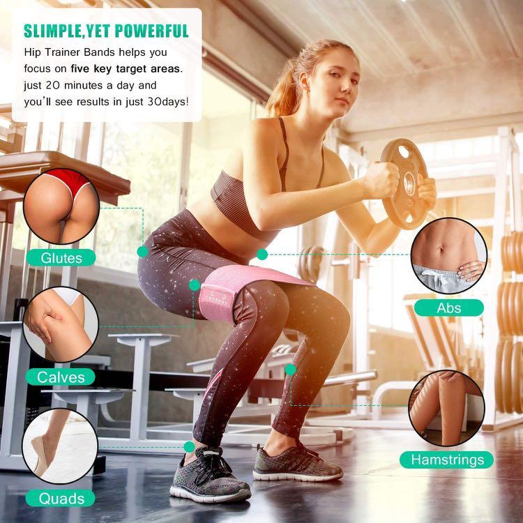COOBONS Resistance Bands Sports Other Sports Equipment on Carousell