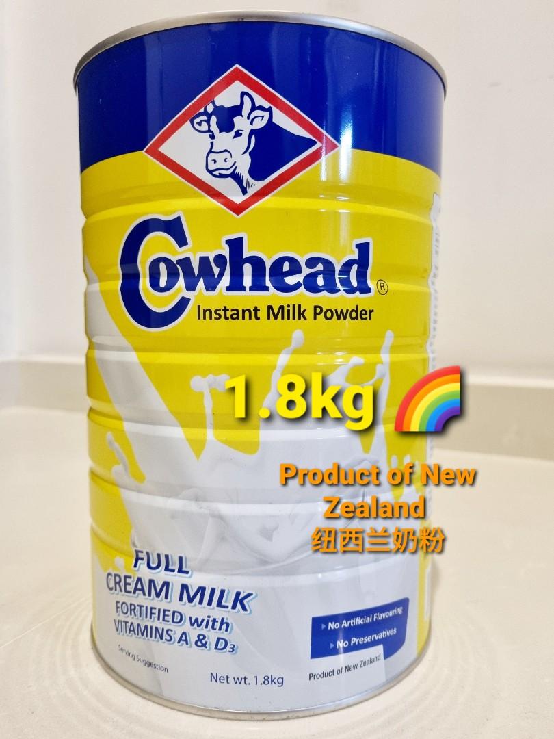Nz Cowhead 1 8kg Full Cream Milk Powder Health Nutrition Health Supplements Health Food Drinks Tonics On Carousell