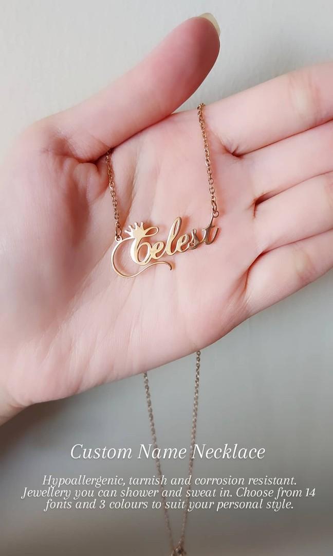Custom Name Necklace Necklaces Jewellery Jewelry Women s Fashion