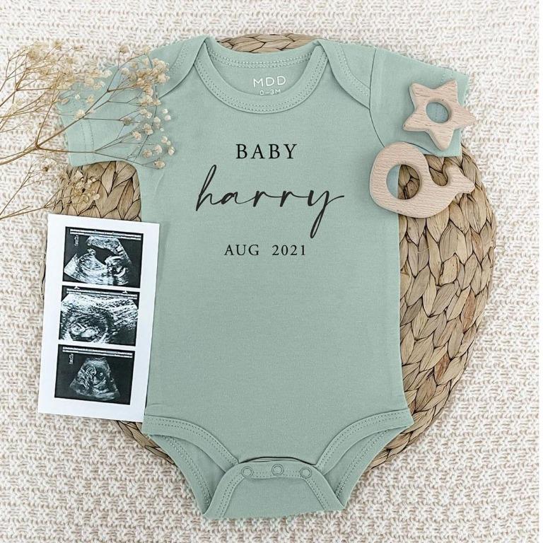 Customised baby hotsell onesie