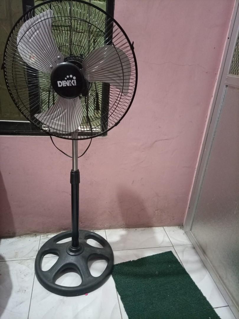 Denki Steel Blade Fan, Furniture & Home Living, Lighting & Fans, Fans on Carousell