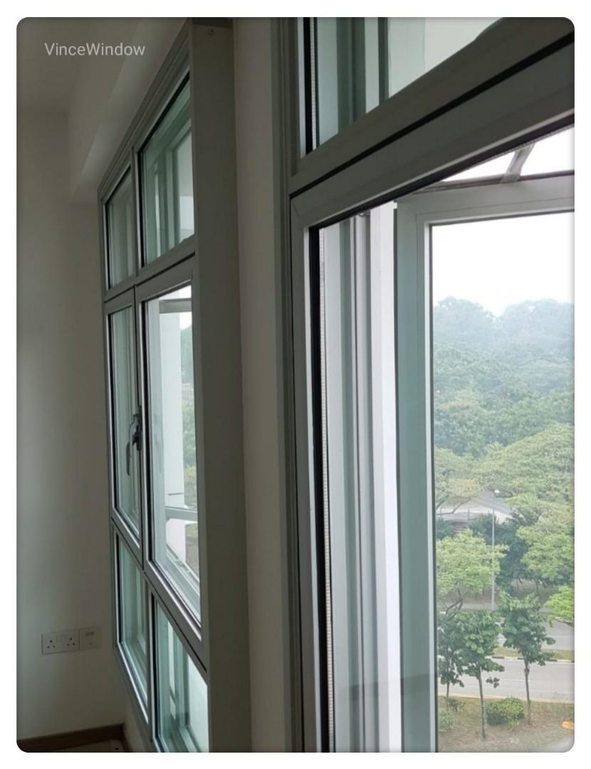 Double Glazed Soundproof Noise Reduction Aluminium Casement Window (On
