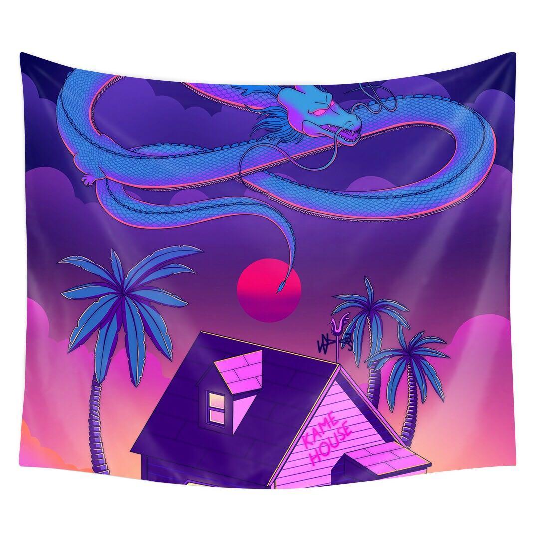 Dragon Ball Aesthetic Tapestry Home Furniture Home Decor On Carousell