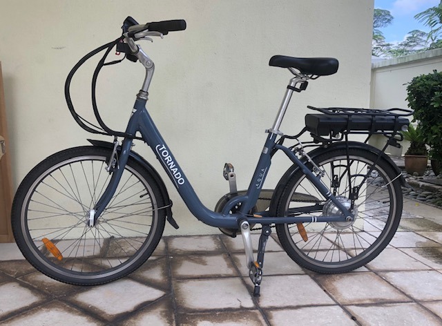Ebike Tornado AQUA BLUE excellent condition Sports Equipment Bicycles Parts Bicycles on Carousell