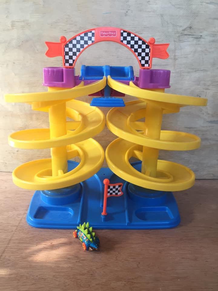 Fisher price double race track hotsell