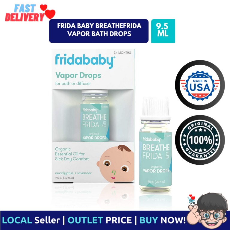 Frida Baby Breathefrida Bath Drops, Babies & Kids, Bathing & Changing