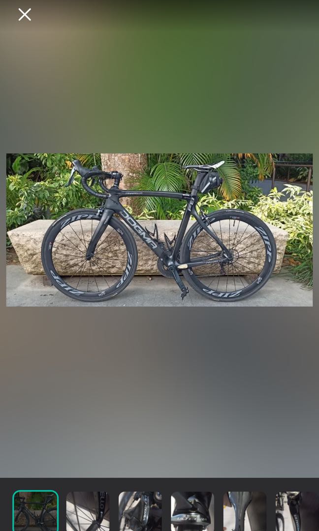Custom Full Carbon road bike (clear fast, bike too small), Sports
