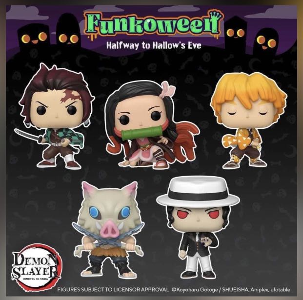 Funko Pop DEMON SLAYER SET, Hobbies 