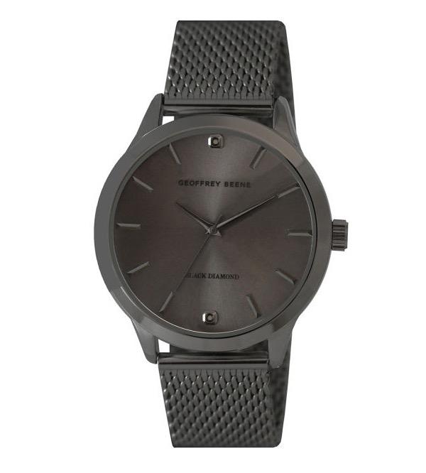 Geoffrey Beene Manhattan Gun Metallic Grey Gents Watch