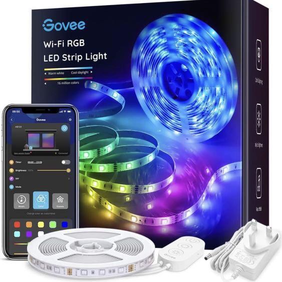 Govee 3m RGBIC LED Strip Light H6161, Furniture & Home Living, Lighting &  Fans, Lighting on Carousell