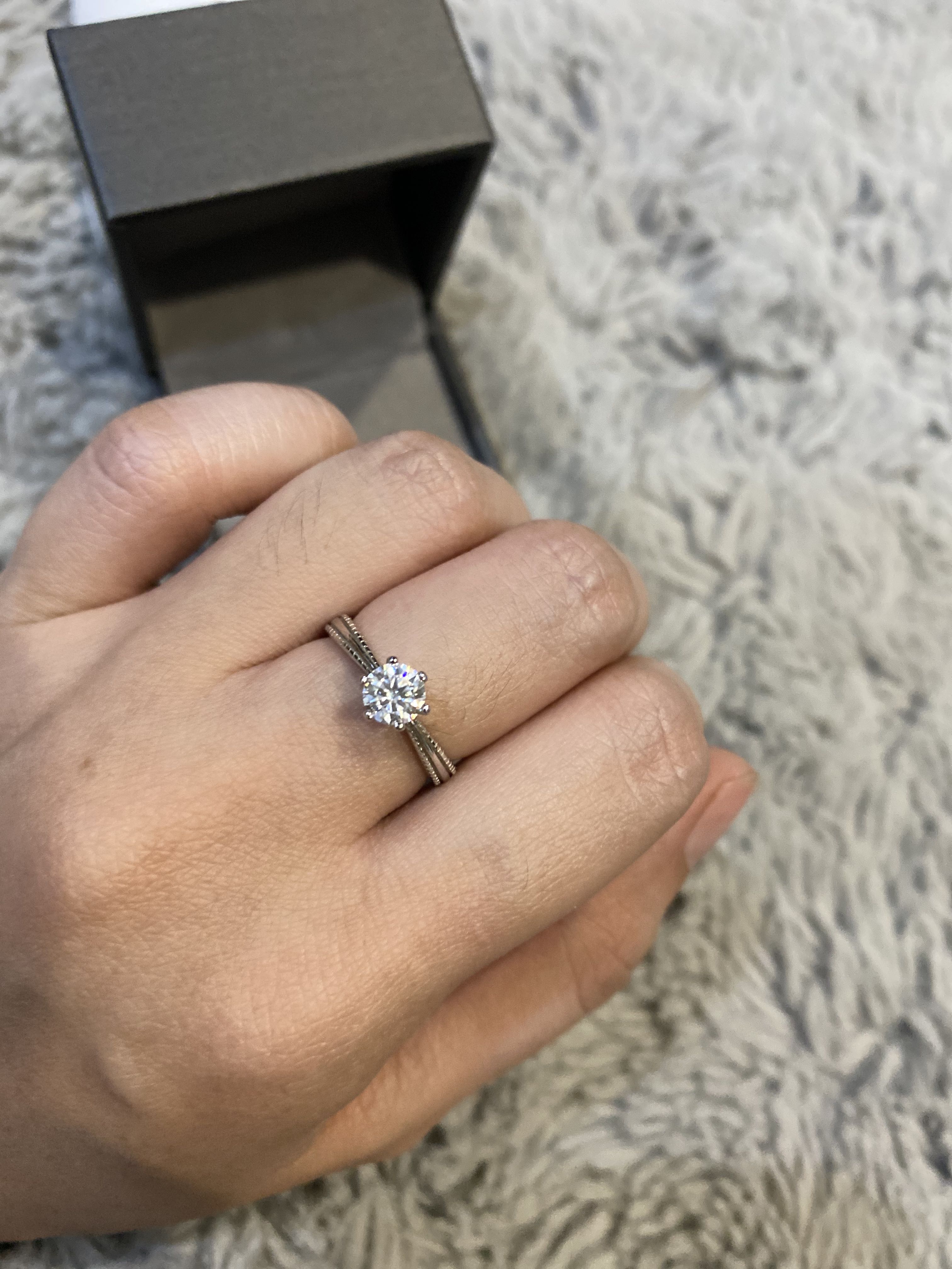 Moissanite top 0.5 ct