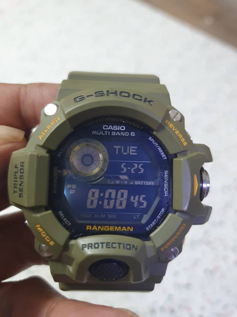 G shock rangeman best sale gw 9400 green