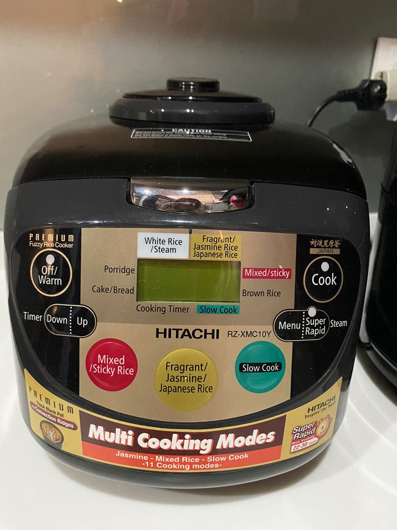 Hitachi RZPMA10Y Rice Cooker (1.0L), TV & Home Appliances, Kitchen