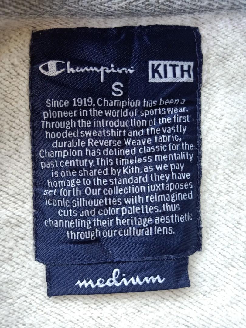 Kith x champion extended hoodie deals