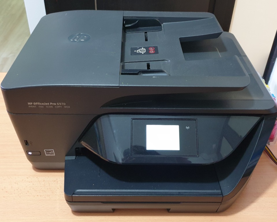 HP OfficeJet Pro 6970 All-in-One Colour Inkjet Printer 220-240