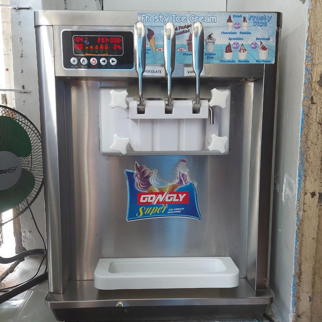 ICE CREAM MACHINE GONGLY, Food & Drinks, Chilled & Frozen Food on Carousell