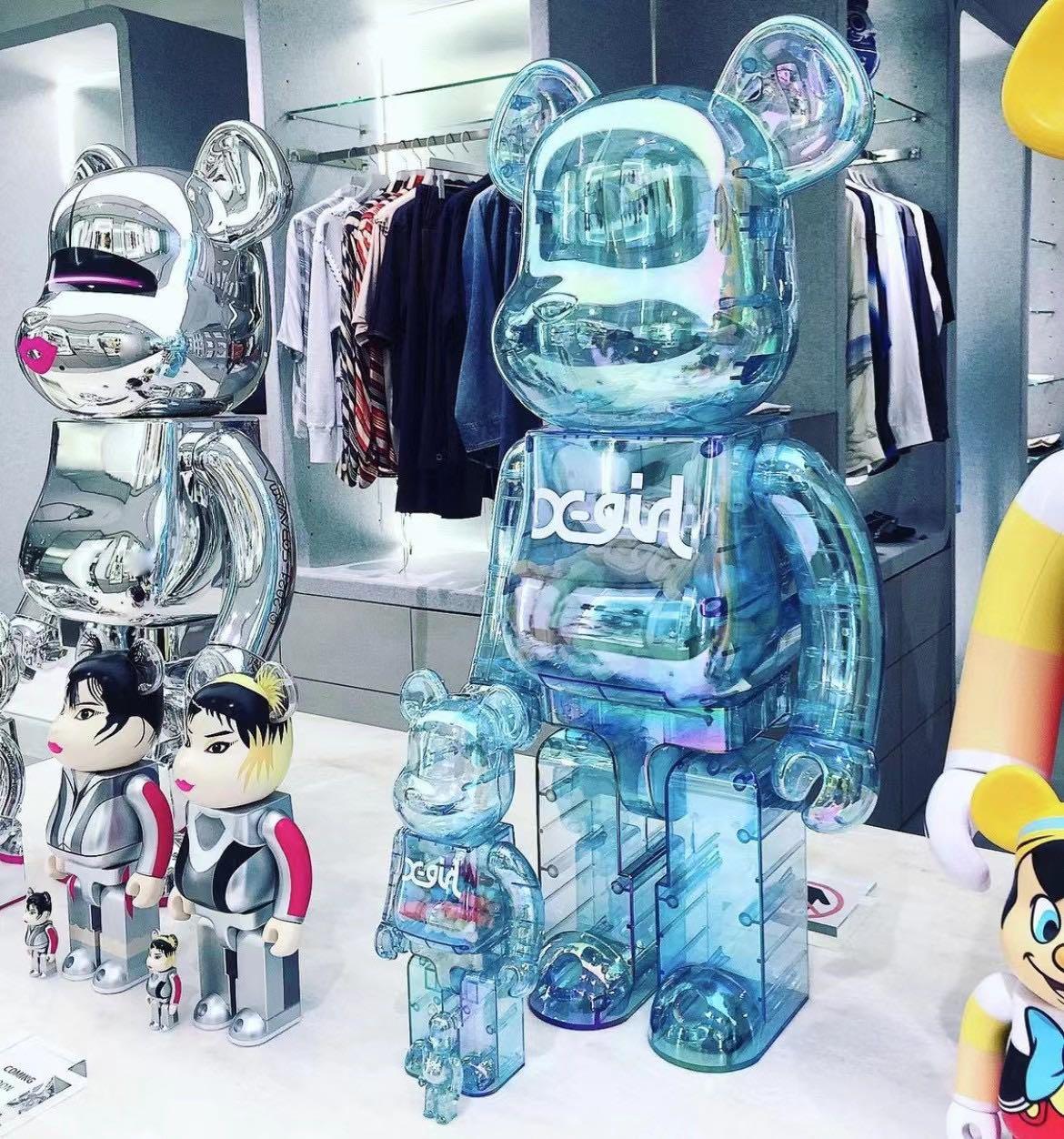売れ筋新商品 MEDICOM TOY - BE@RBRICK X-girl 2021 CLEAR BLUE 1000 