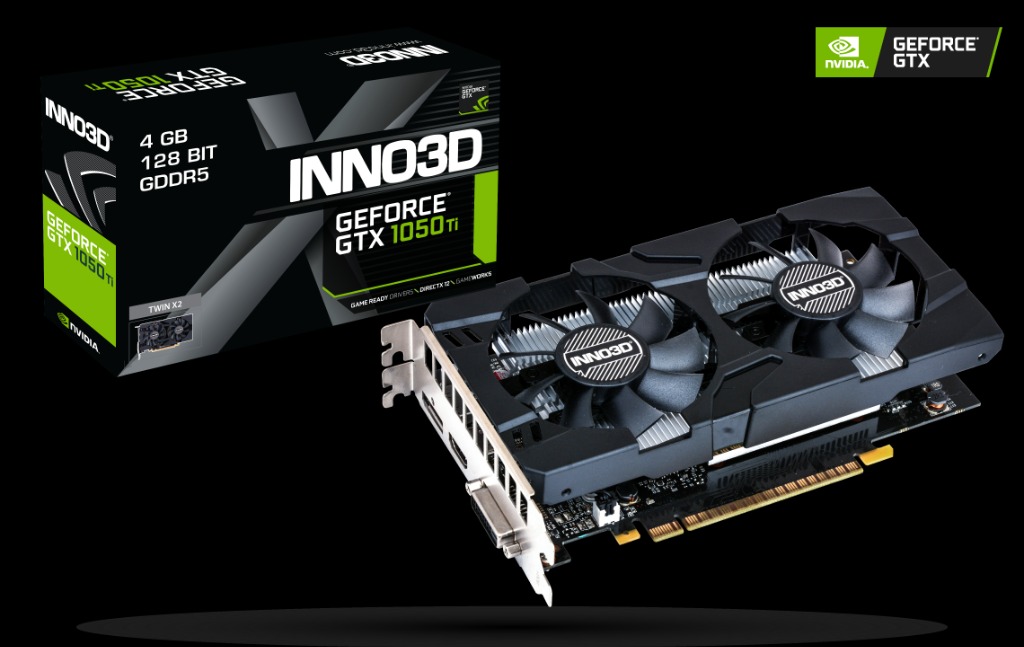 Inno3d geforce gtx discount 1050 ti twin x2